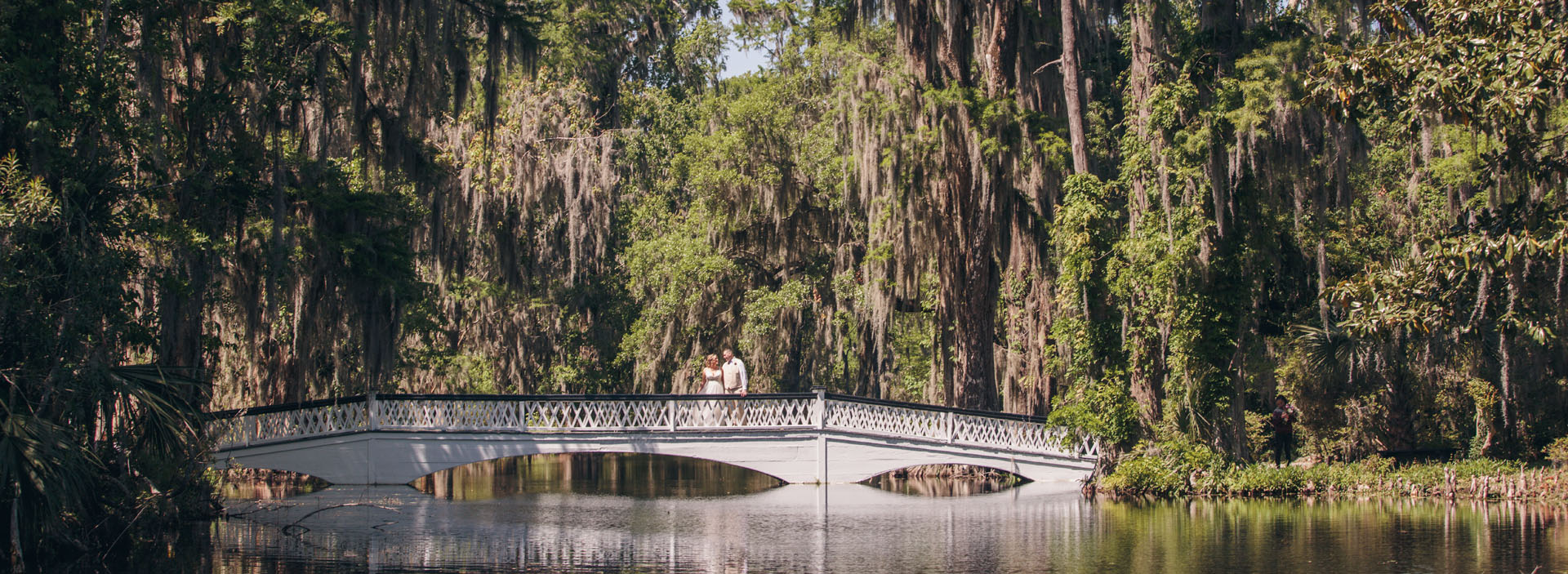 White Bridge Spring Wedding