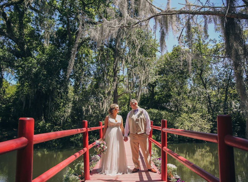 Magnolia Plantation Red Bridge