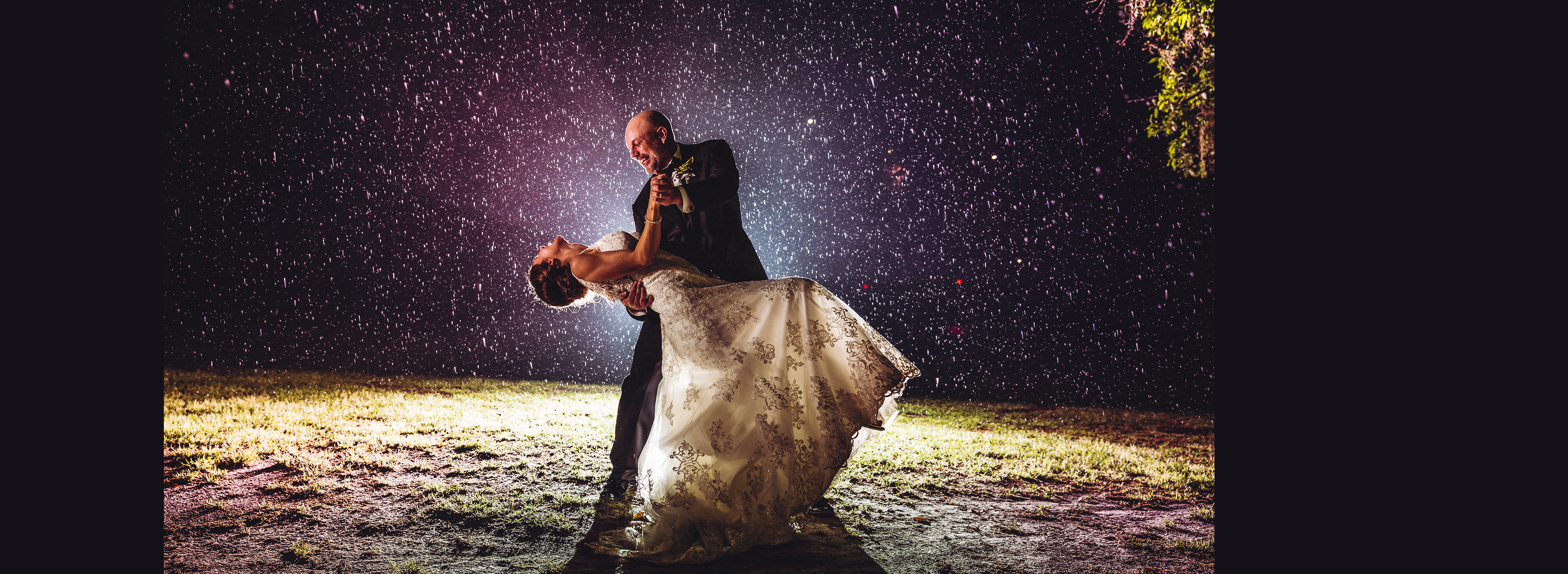 Spring Rain Wedding