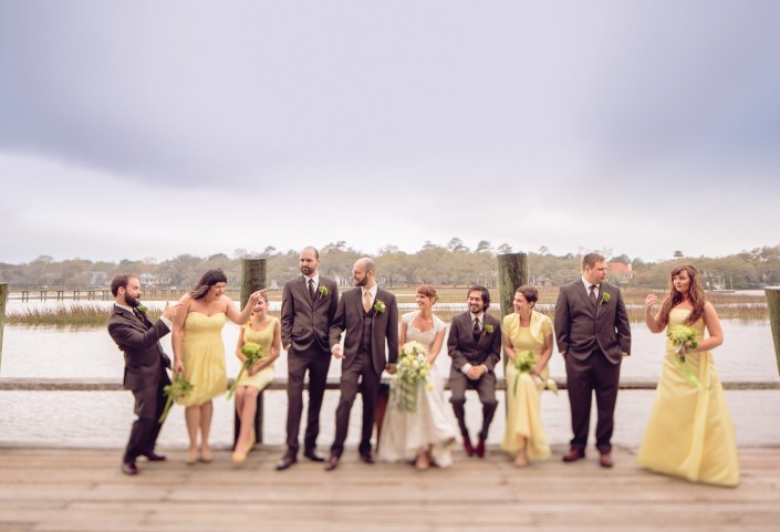 Wedding Party on the Cotton Dock