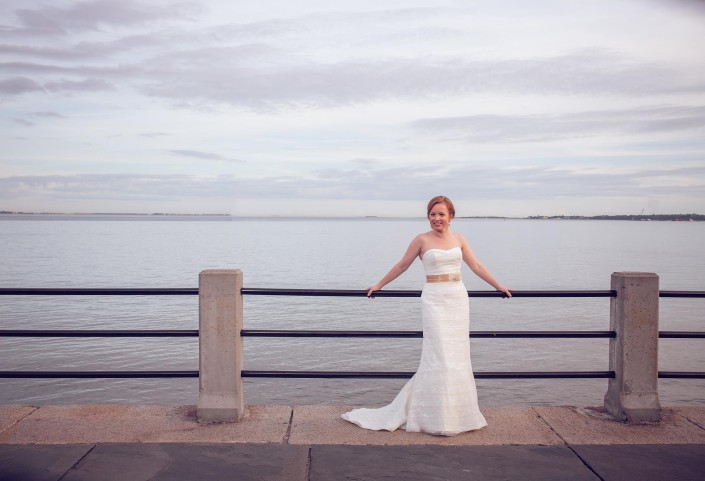 Bridal Portraits on the Battery