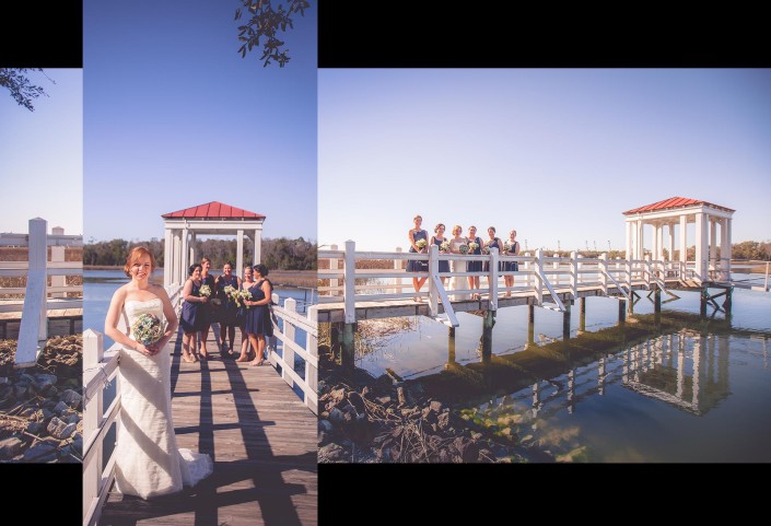 Pier Portraits of the Bridesmaids