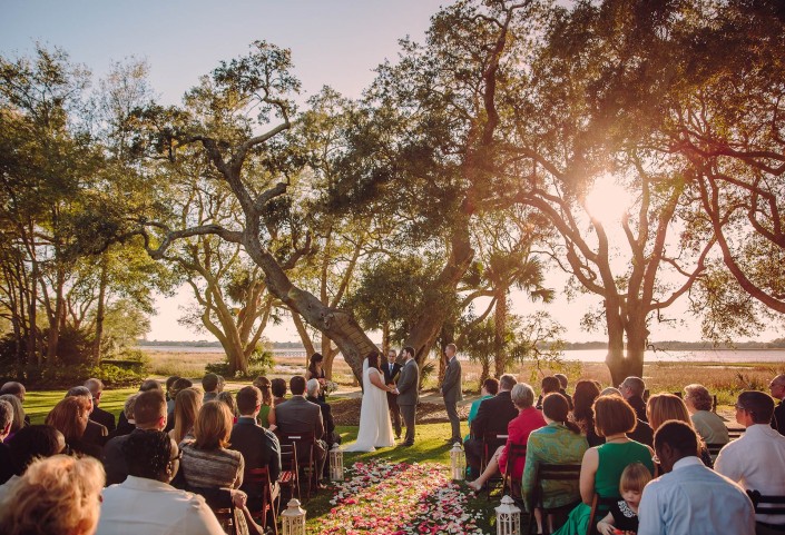 Sunset Ceremony at Lowndes Grove