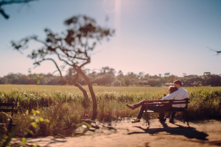 Engagement Session over the Marsh