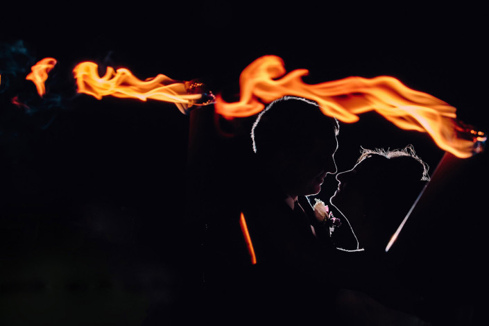 Bride and Groom Torches