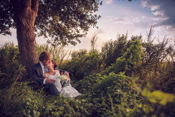 Bride and Groom at Alhambra Hall