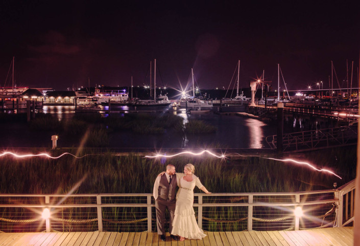 Wedding at St. Lukes and Reception at Charleston Yacht Club