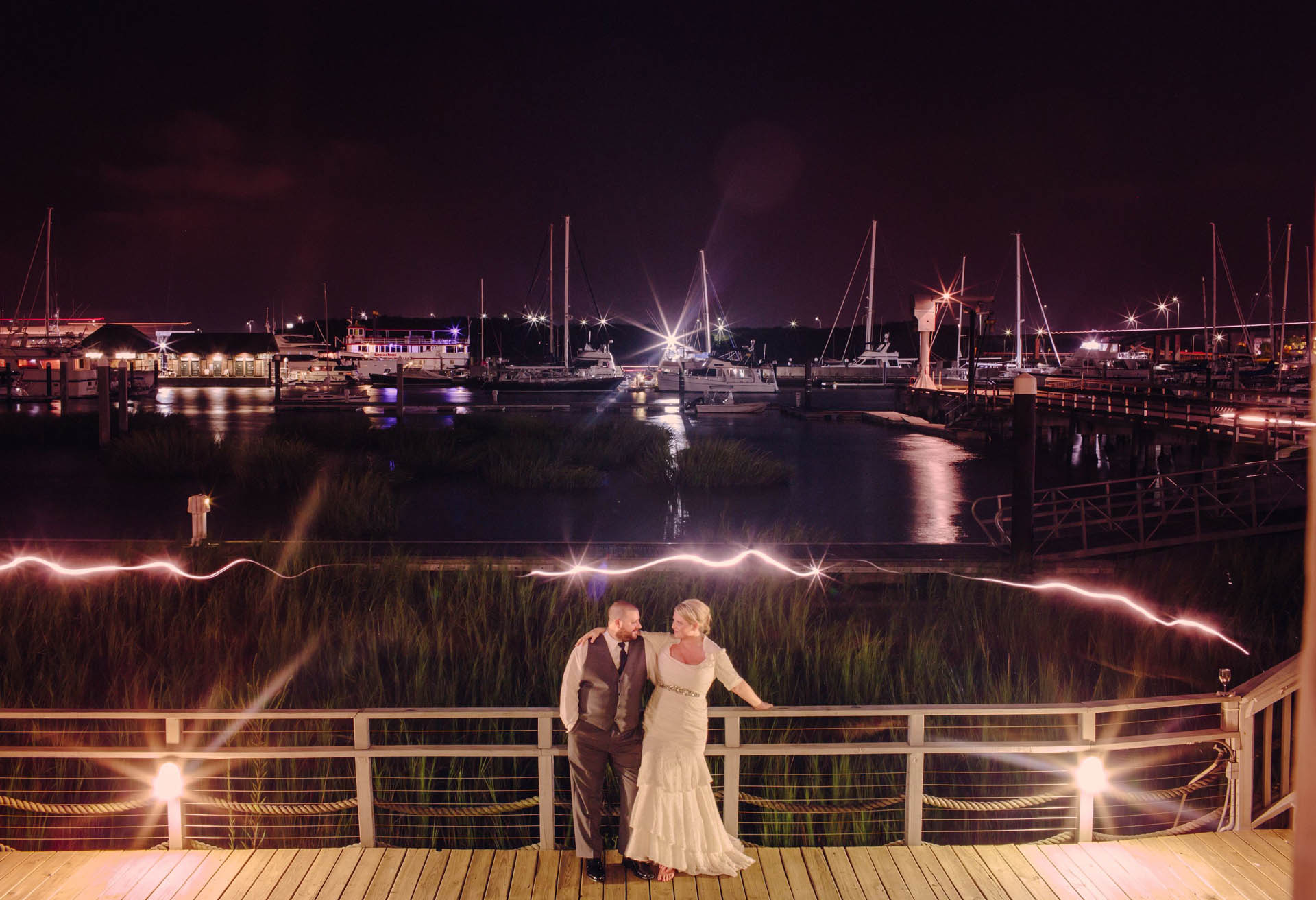 Wedding at St. Lukes and Reception at Charleston Yacht Club