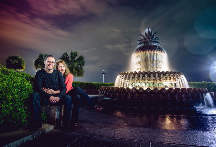 Pineapple Fountain at Waterfront Park