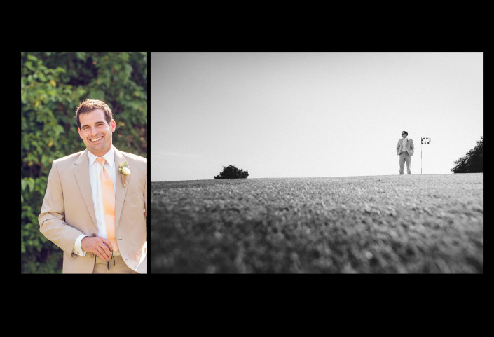 Groom Portrait on the 18th Hole