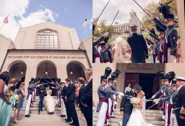 Sword Arch at Summerall Chapel