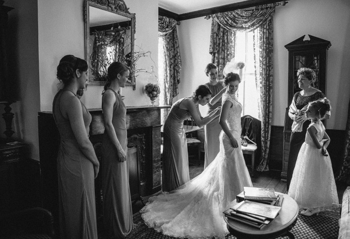 Bridal Party Getting Ready