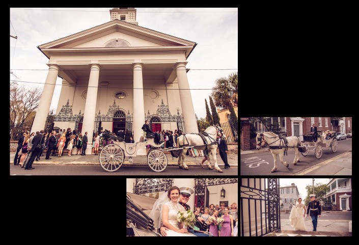 Church and Horse and Carriage