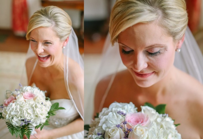 Bride and Bouquet