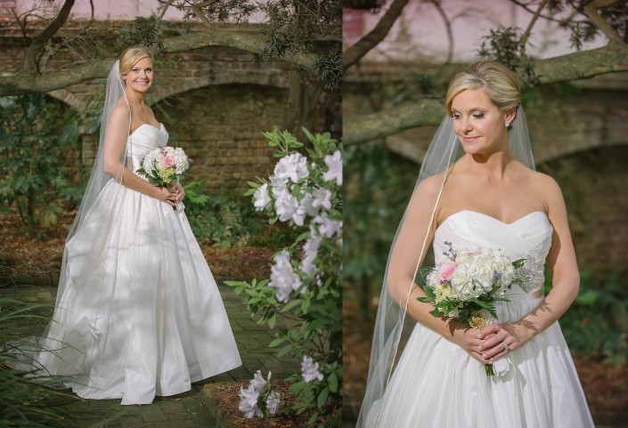 Bride's Portraits in the William Aiken House Garden