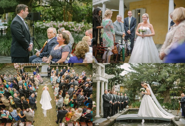 Bride Comes Down the Aisle