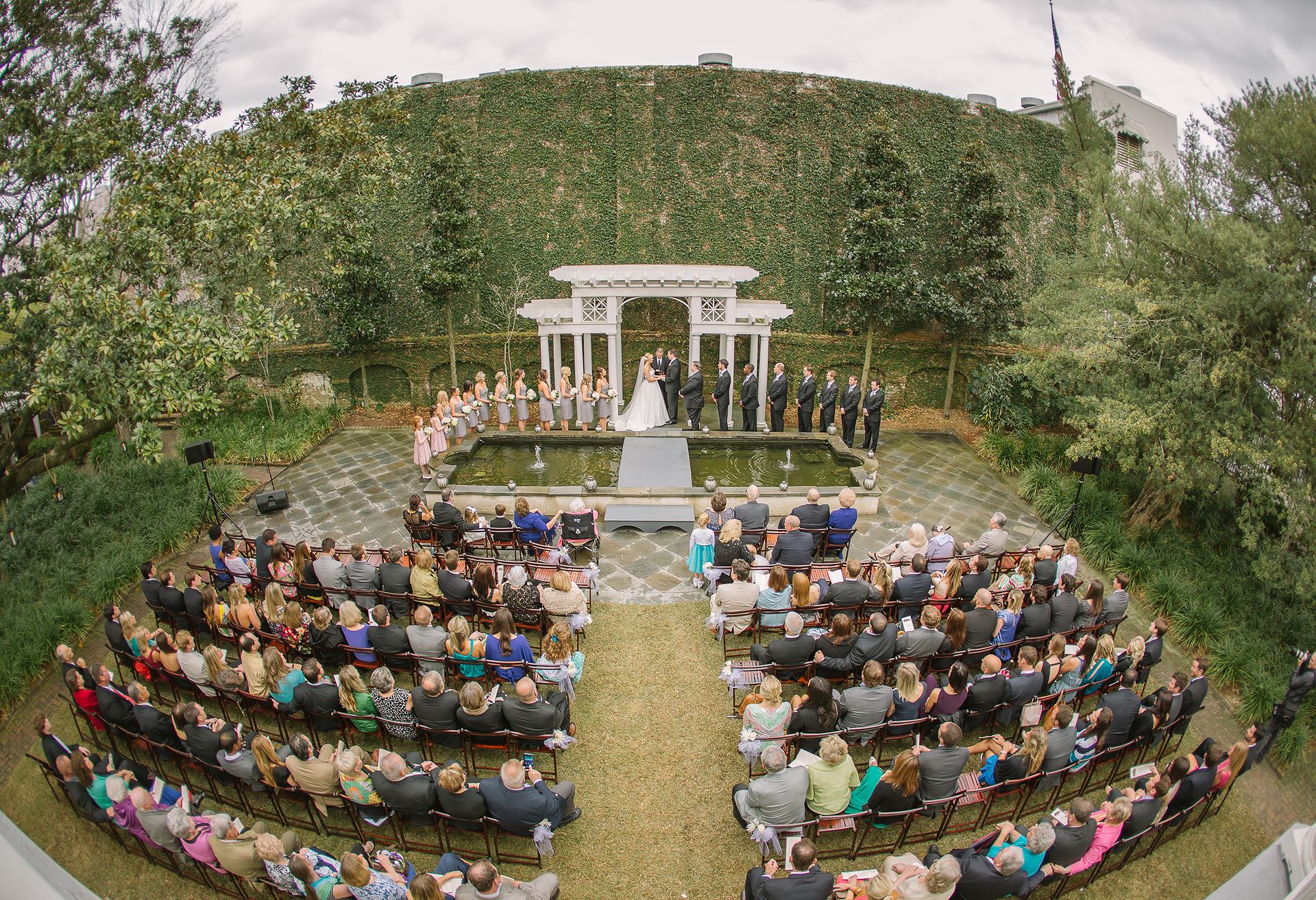 Ceremony at the William Aiken House