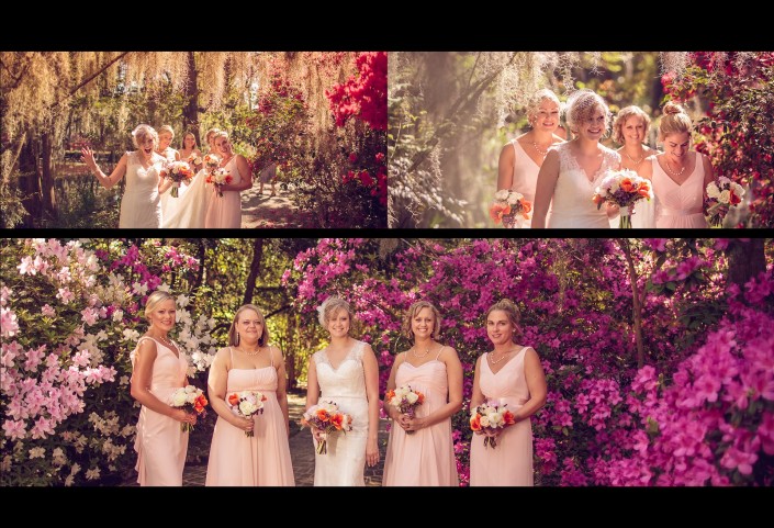 Bride and Bridesmaids