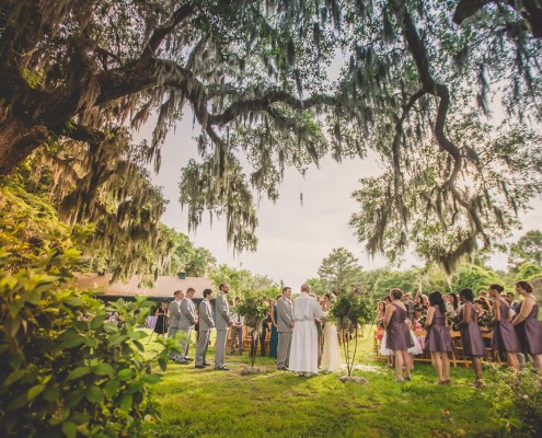 Carriage House Ceremony at Magnolia Plantation