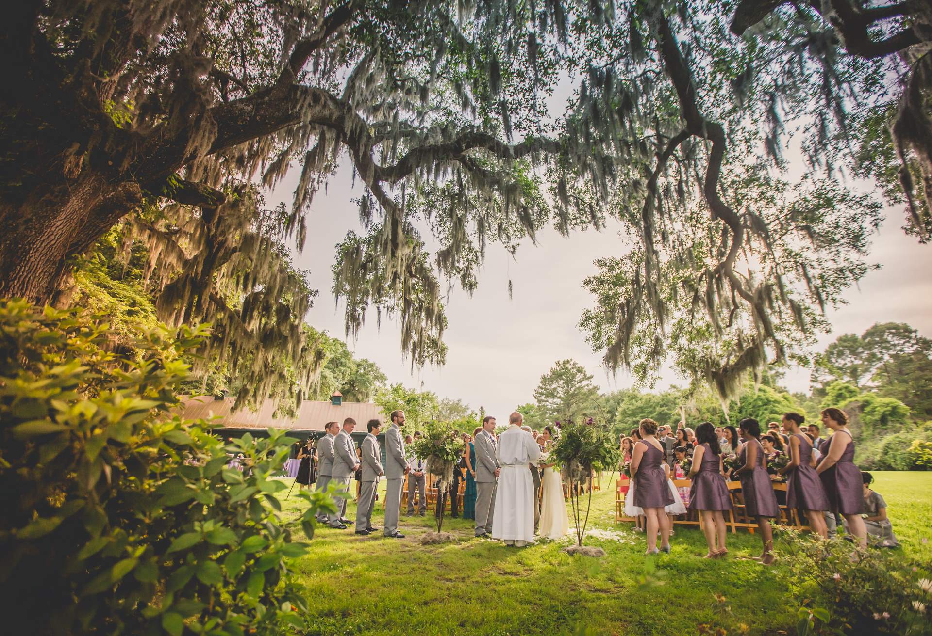 Carriage House Ceremony at Magnolia Plantation