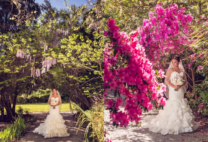 Bridal Portraits in the April Azaleas