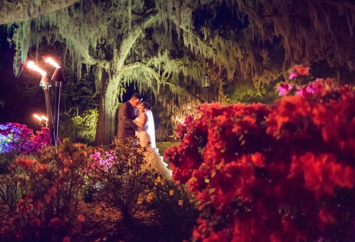 Bride and Groom at the Carriage House