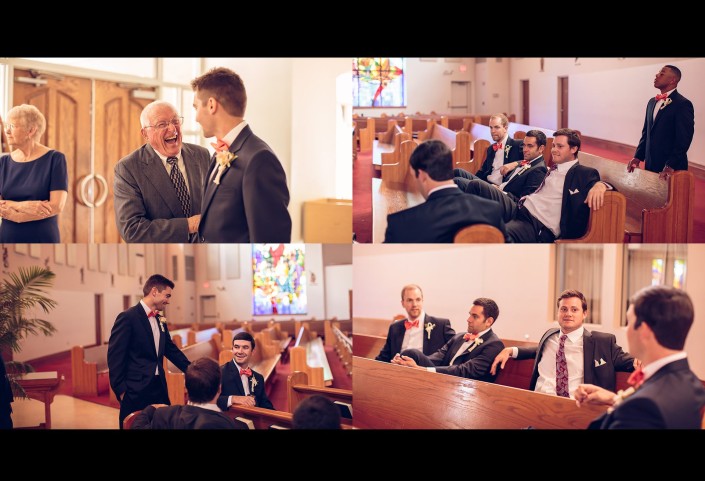 Groomsmen at Immaculate Conception