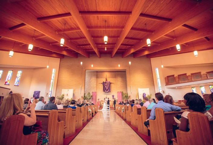 Wedding Ceremony at Immaculate Conception Catholic Church