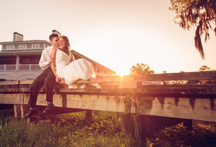 On the Boardwalk at Sunset