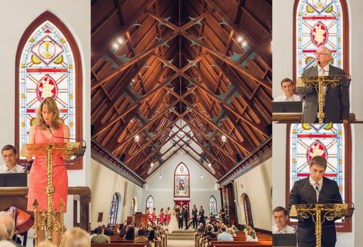 Ceremony at St. Luke's Chapel