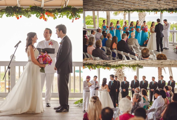 Ceremony in Wild Dunes Grand Pavilion