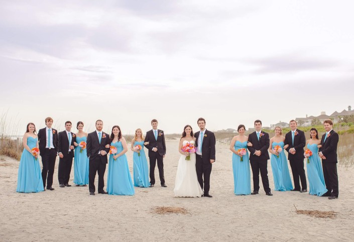 Wedding Party on IOP beach