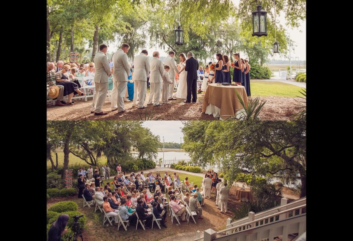 Ceremony at Creek Club at I'On