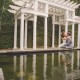 Bride and Groom Reflecting Pool