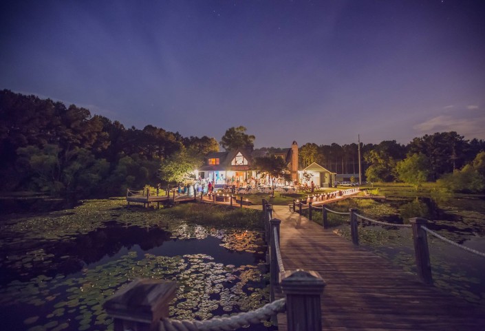 Nightime at the Lake House at Bulow