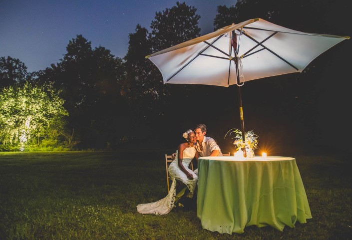 Night behind the Veranda at Magnolia Plantation