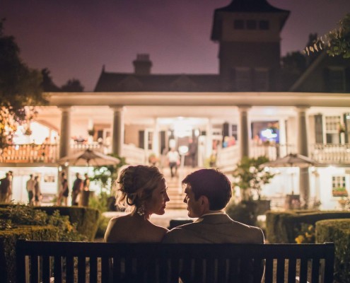 Magnola Veranda Bride and Groom