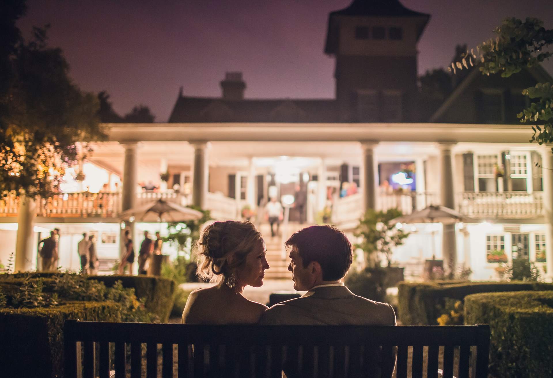 Magnola Veranda Bride and Groom