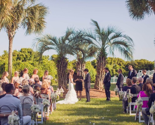 Wild Dunes Croquet Lawn Wedding