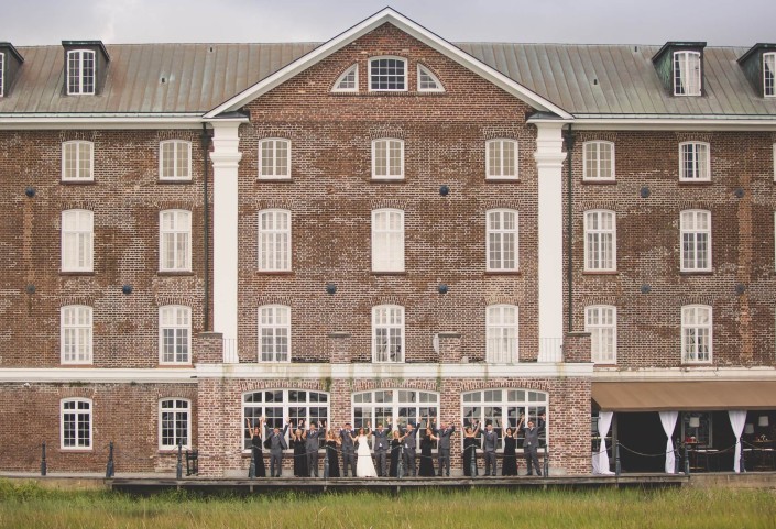Summer Rice Mill Building Wedding