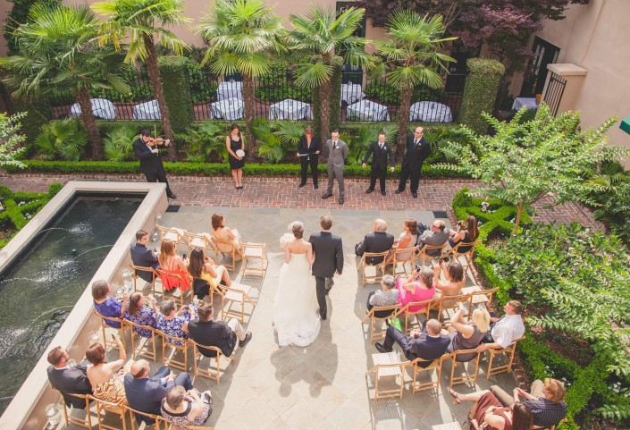 Planters Inn Wedding Ceremony