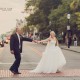 Bride and Groom Crossing King Street