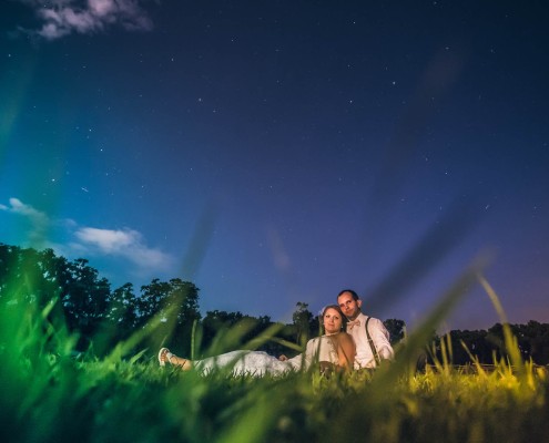 Under the stars at Magnolia Plantation