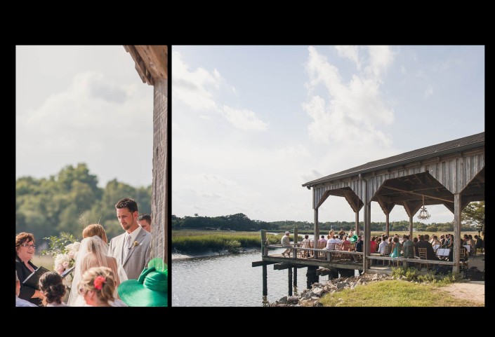 Cotton Dock Wedding Ceremony at Boone Hall