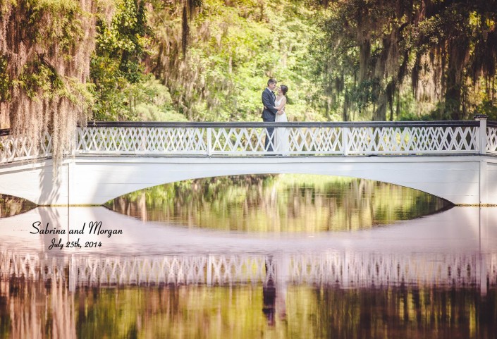 Richard Bell Photography Magnolia Wedding on white bridge