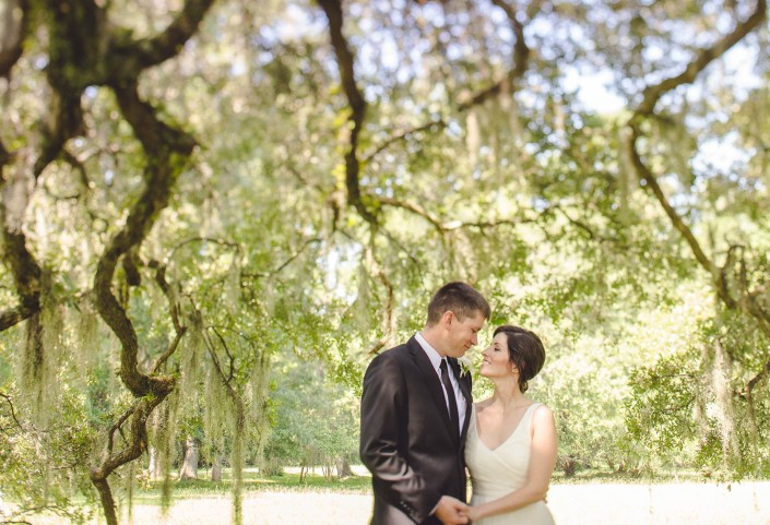 Magnolia Plantation Wedding under the oaks