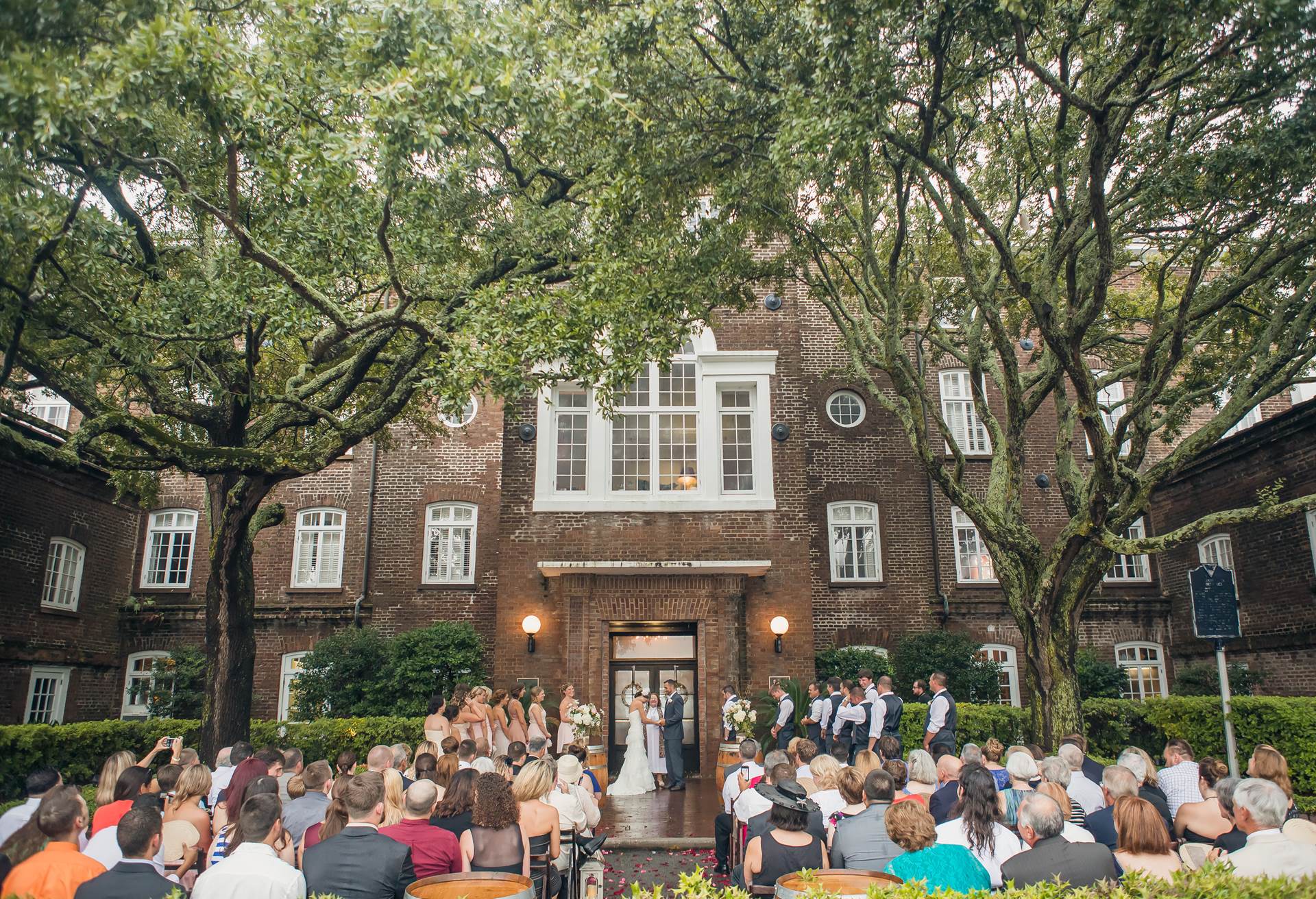 Ceremony at the Rice Mill Building