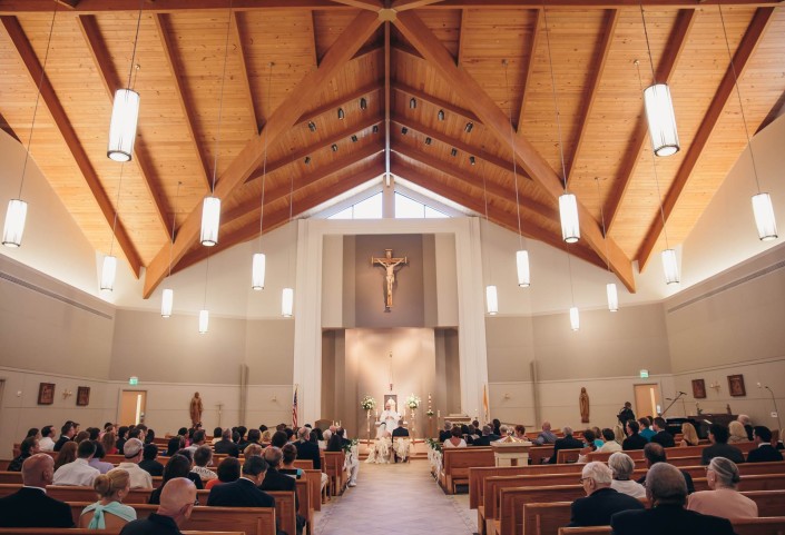 Wedding Ceremony at St. Benedict Catholic Church