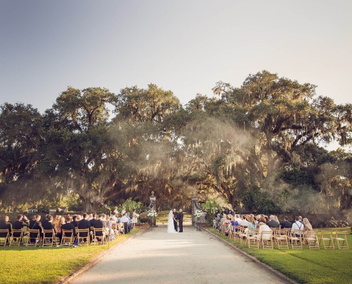 Ceremony Photo at Boone Hall Plantation