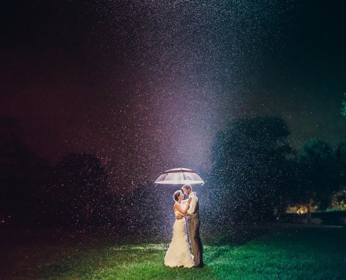 Rainy Day Wedding Photography